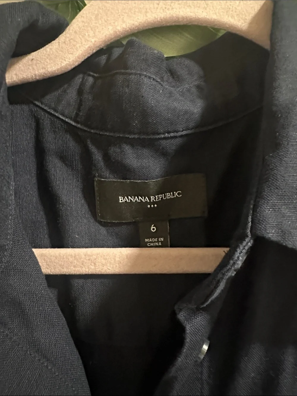 Banana Republic Navy Button-Front jumpsuits